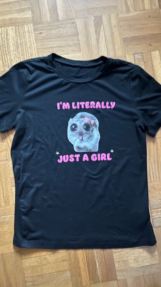 Camiseta Shein con estampado de gatito