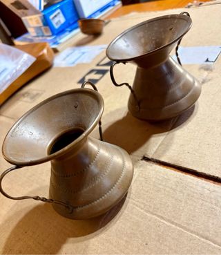 Coppia Vasi Antichi in Rame