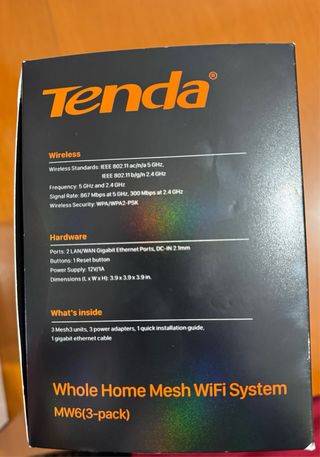 Sistema WiFi Mesh Tenda Nova MW6 (3-pack)