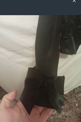 Cuerpo de fallera negro solo puesto una vez