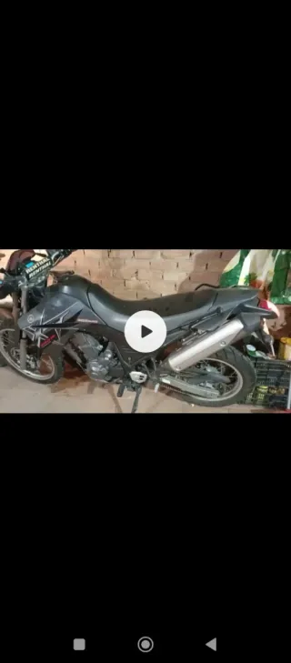 Yamaha XT660R Negra/Gris Enduro