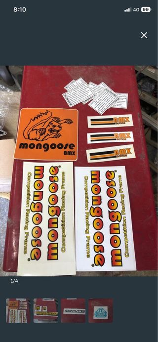 Pegatinas Mongoose BMX