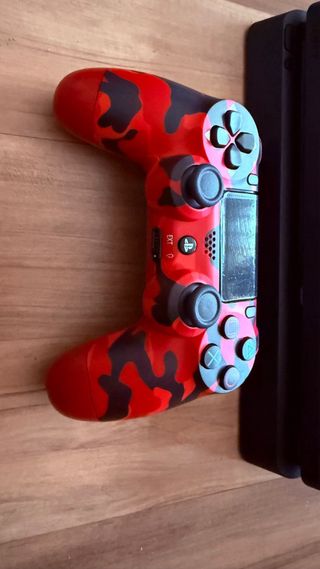 Mando PS4 Camuflaje Rojo A ESTRENAR!