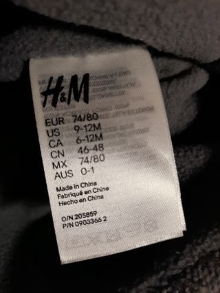 Set cappellino e muffole neonato grigio