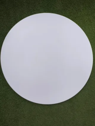 Tablero redondo blanco 80cm