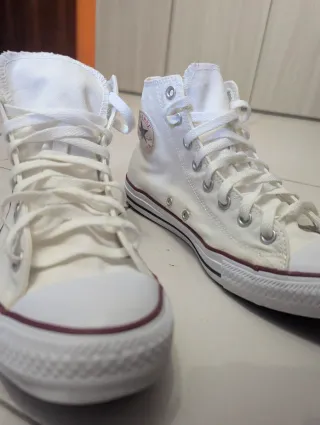 Converse All Star bianche ottime condizioni
