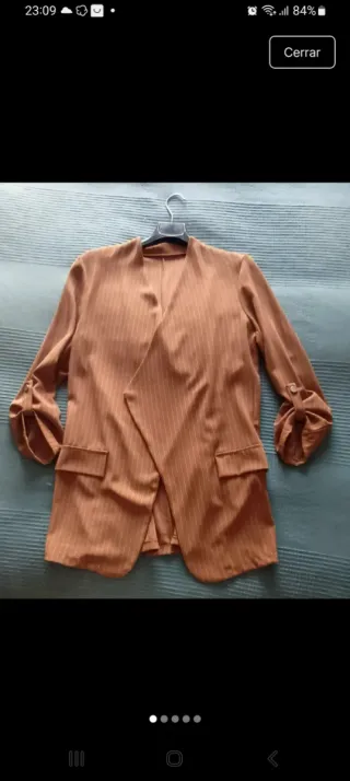 Blazer rayas marrón Talla M/L