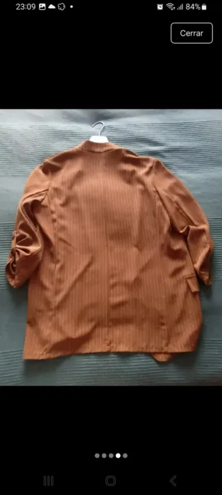 Blazer rayas marrón Talla M/L
