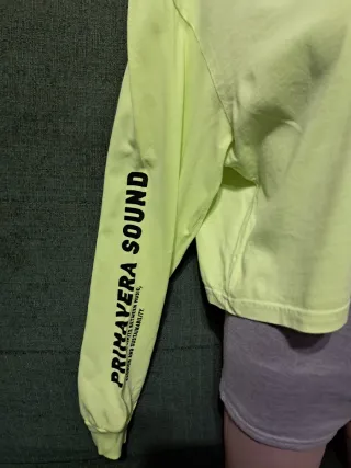 Camiseta Pull&Bear verde oversize talla s