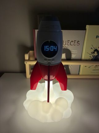 Lámpara Cohete Proyector Infantil