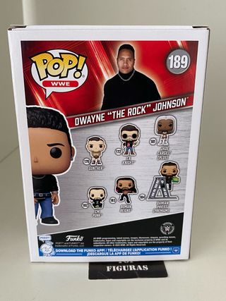 Or64 Funko Pop WWE 189 Dwayne The Rock Johnson
