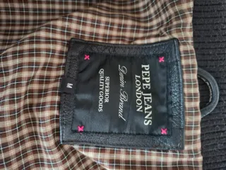 Cazadora Biker Piel Pepe Jeans Talla M