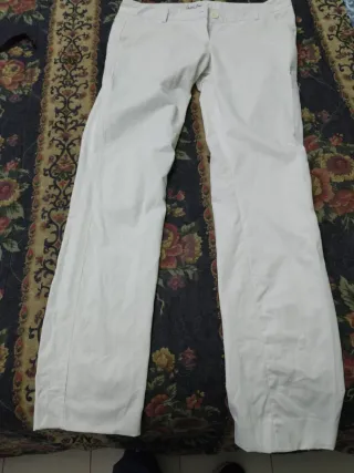 Pantaloni Antony Scazzano bianchi