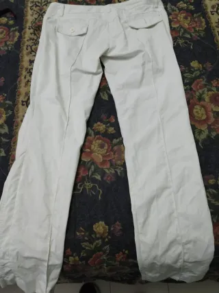 Pantaloni Antony Scazzano bianchi