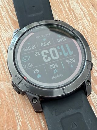 Garmin Fenix 7X Solar Sapphire Negro/Plata