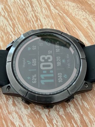Garmin Fenix 7X Solar Sapphire Negro/Plata