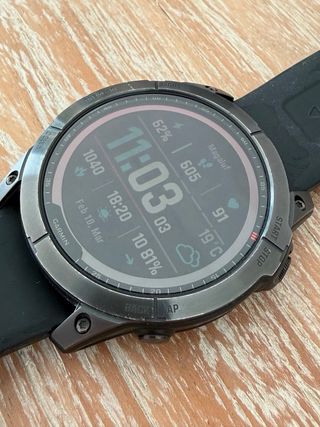 Garmin Fenix 7X Solar Sapphire Negro/Plata