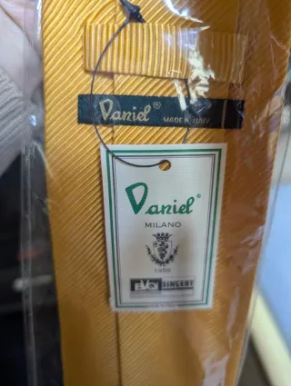 Cravatta Daniel Milano Oro/Giallo