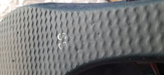 Scarpe donna con zeppa blu n.39