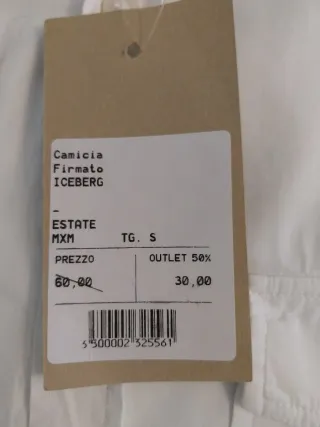 Iceberg camicia donna bianca taglia S