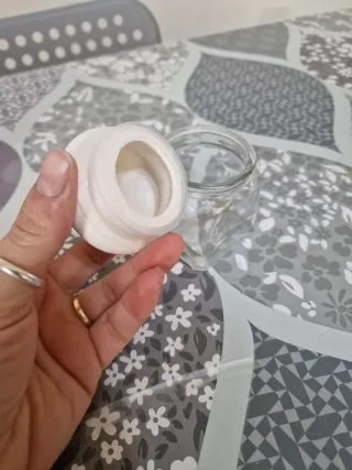 Lotto 6 barattoli vetro con tappo ceramica