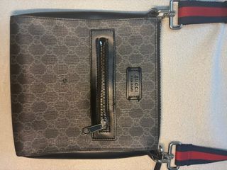 Bolso Gucci Hombre Negro/Gris