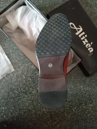 Zapatos vestir hombre marrones talla 43