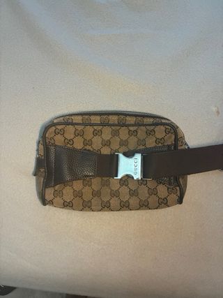 Riñoneras Hombre Gucci Beige/Marrón