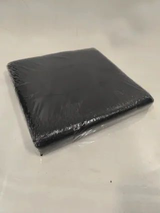 NUEVO: Puf de terciopelo negro con almacenaje