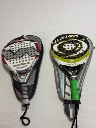 2 palas de pádel