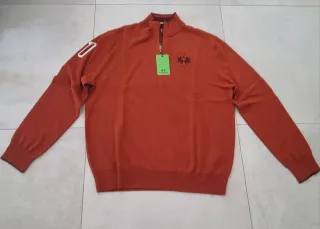 Maglione La Martina Uomo Arancione