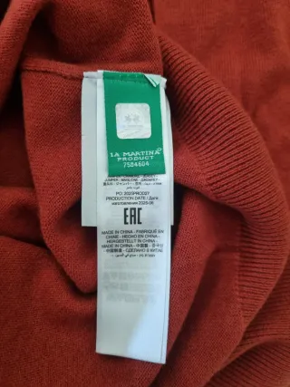 Maglione La Martina Uomo Arancione