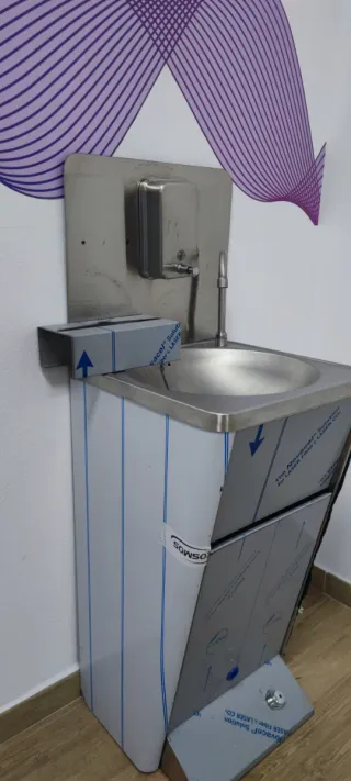 Lavamanos sanitario acero inoxidable