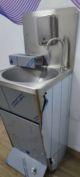 Lavamanos sanitario acero inoxidable