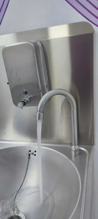 Lavamanos sanitario acero inoxidable