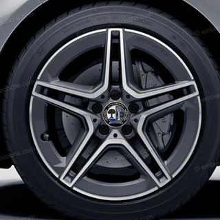 4 x Tapabujes Centros rueda AMG para Mercedes 75mm
