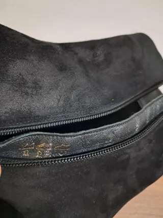 Stivaletti Hogl neri in camoscio