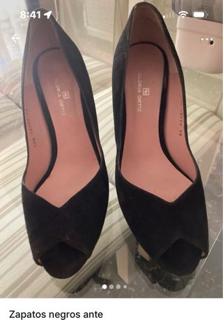 Zapatos tacón ante Gloria Ortiz talla 39