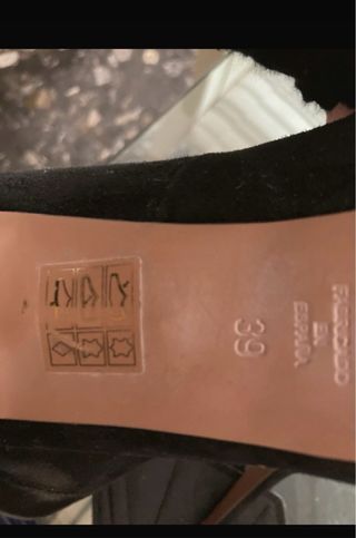 Zapatos tacón ante Gloria Ortiz talla 39