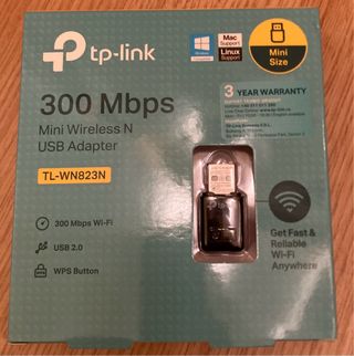Adaptador WiFi USB TP-Link 300 Mbps Mini