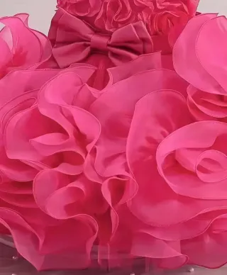 Vestido Flamenca Niña Rosa y bebé