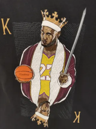 Camiseta Rey LeBron James Talla XS