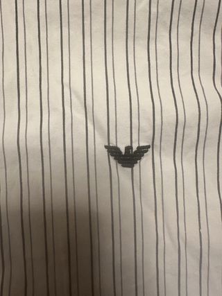 Camisa Giorgio Armani Rayas L/XL Hombre