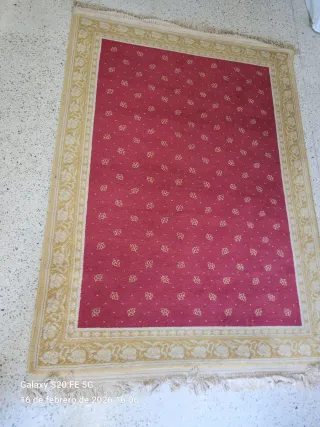 Tappeto in seta e cachemire multicolore