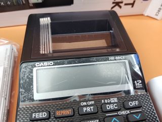 Calculadora Impresora Casio HR-8RCE Negra