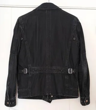 Cazadora vaquera Zara hombre negra Talla M