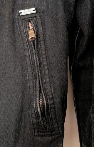 Cazadora vaquera Zara hombre negra Talla M