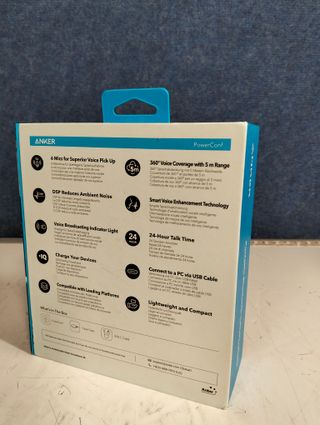 Anker PowerConf Ultra Clear Altavoz y Micrófono Bluetooth Negro