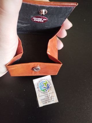 Portamonete Cuoio Etnico Made in India