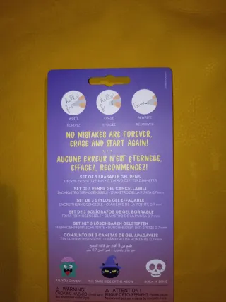 Set 3 Penne Gel Cancellabili Legami The Boo Crew